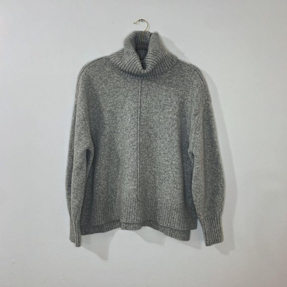 H&M Sweaters - H&M Wool Blend Turtleneck Sweater Grey Size S